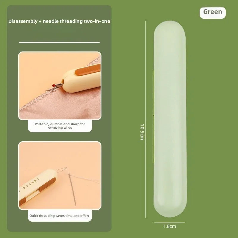 2-in-1 Needle Threader & Seam Ripper | DIY Sewing Tool