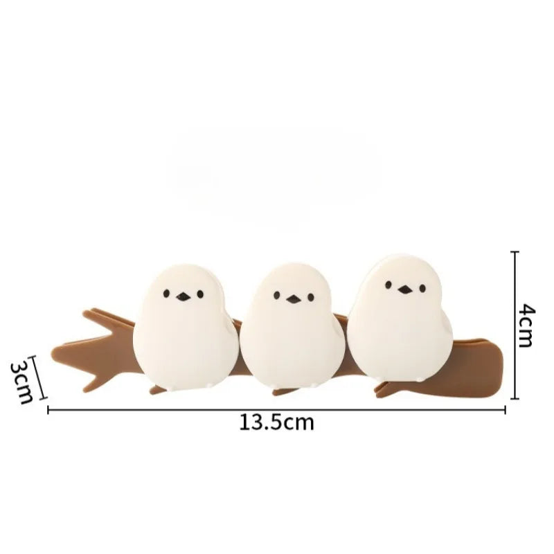 Multifunctional Bird Magnetic Sealing Clip Moisture-Proof Fresh-Keeping Food Bag Clip for Refrigerator Decoration Kitchen Tools Peaceful Pleasures Health and Wellness