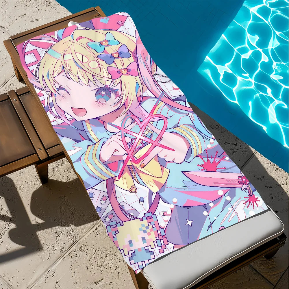 Quick-Dry Microfiber Beach Towel | Travel, Gym & Pool Quick-Dry Beach Towel Peaceful Pleasures Health and Wellness z6 STJ40x70CM