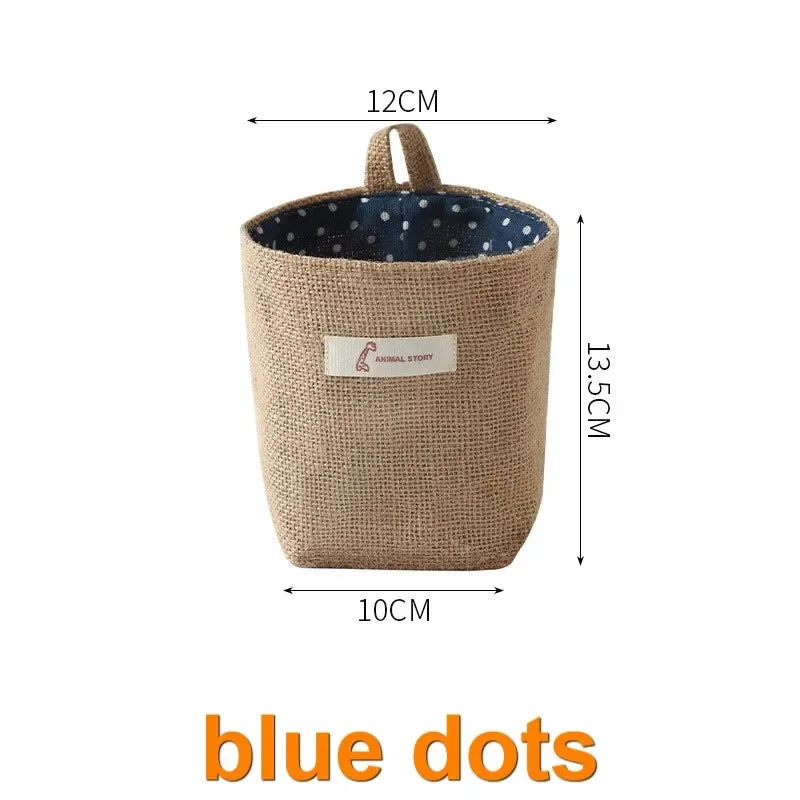 Foldable Wall Hanging Storage Bag | Home Organizer Basket