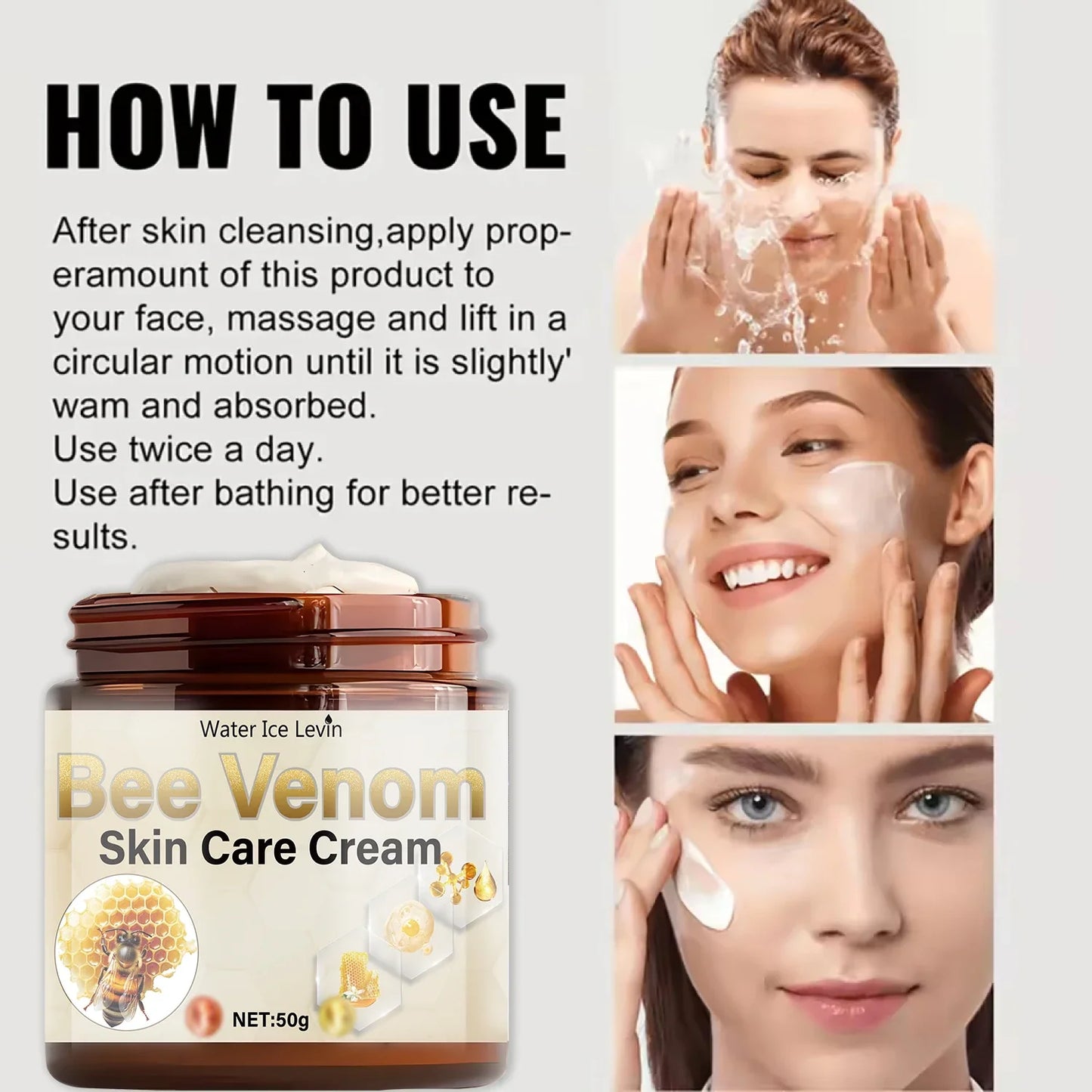 Bee Venom Anti-Aging Face Cream – Firm, Lift & Hydrate