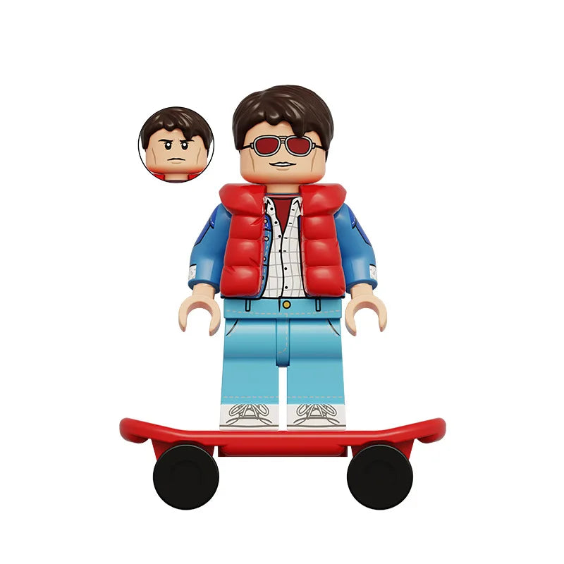 6B001 6B002 Return Future Assemble Building Blocks Dolls Toy