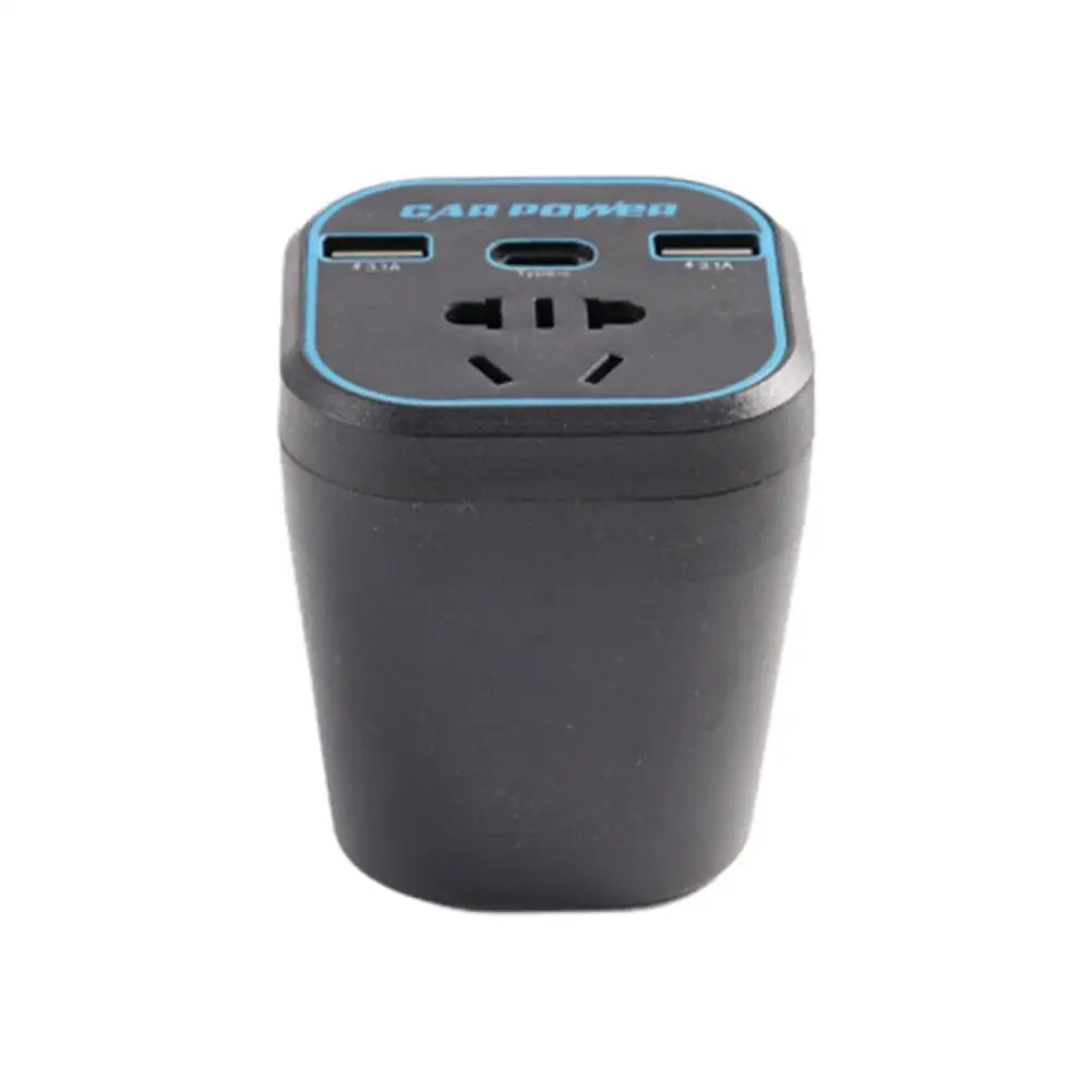200W Car Power Inverter 12V/24V to 110V-220V | USB Type-C