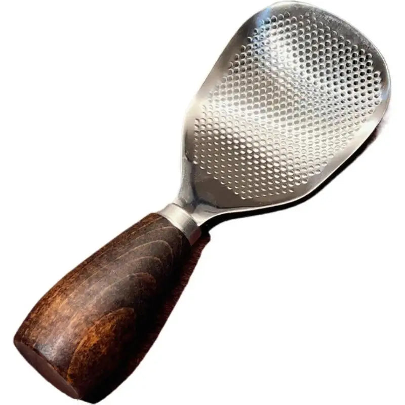 304 Stainless Steel Rice Spoon Vertical Wooden Handle Rice Shovel Household Kitchen Spoon Rice Spoon Practical Kitchen Tools New Peaceful Pleasures Health and Wellness Square