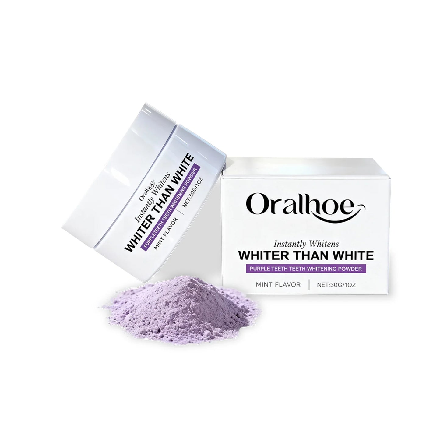 Oralhoe Xylitol Whitening Tooth Powder – Fresh Breath & Bright Smile