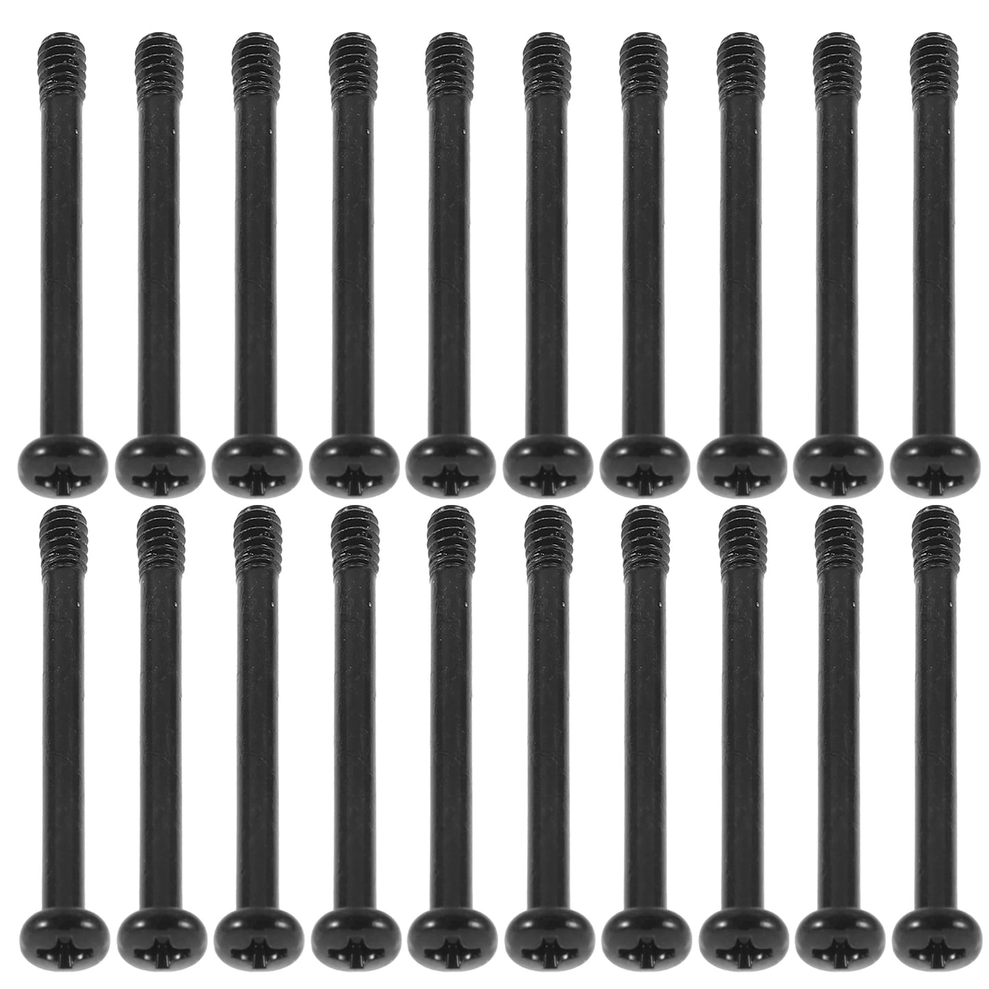 50pcs Computer 34mm Long Metal Cooling Mounting Screws Cooling Fan Mount Screws for PC Case Water Radiator DIY Accessories Peaceful Pleasures Health and Wellness