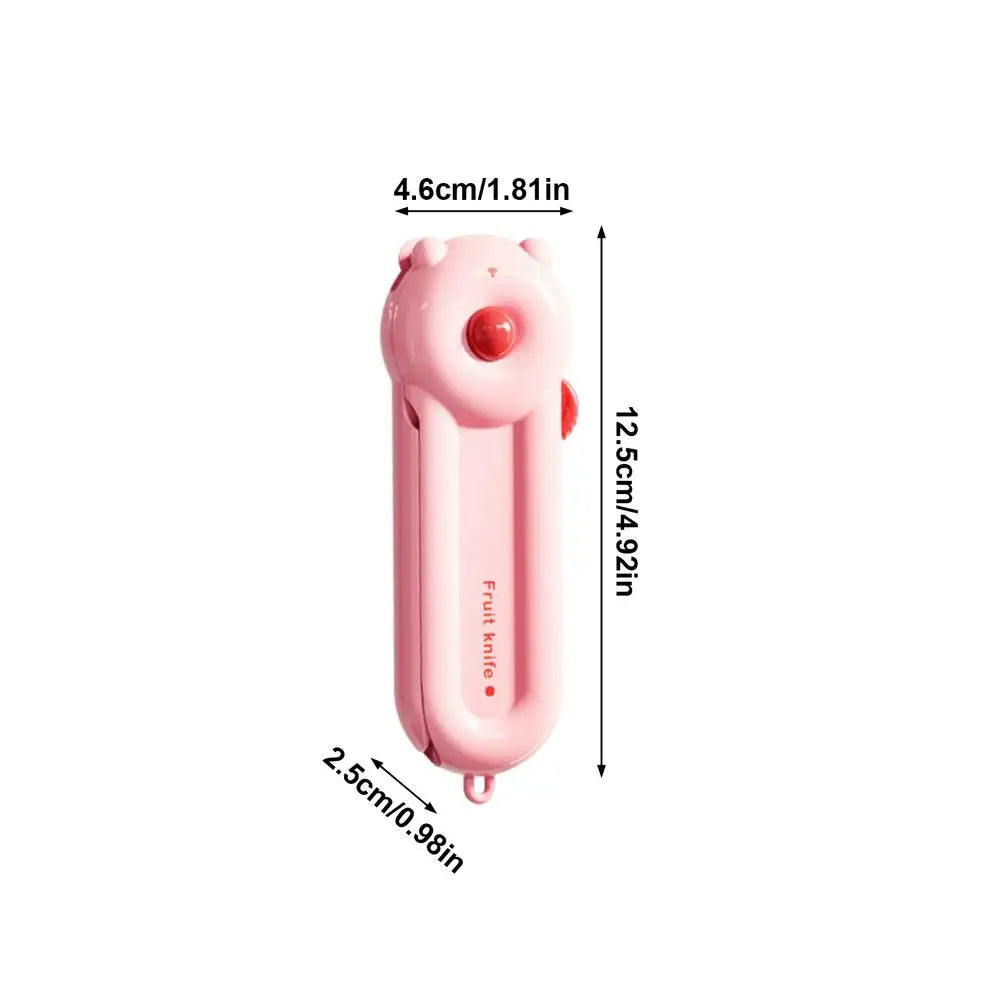 Magnetic Foldable Vegetable Peeler & Cutter | Ergonomic 2-in-1 Vegetable Peeler Peaceful Pleasures Health and Wellness CN Pink