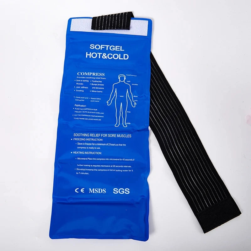Reusable Hot & Cold Gel Pack | Flexible Ice & Heat Therapy Pad