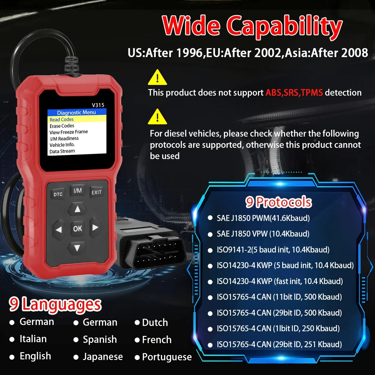 OBD2 Car Scanner – USB Engine Diagnostic Code Reader (1996+) Peaceful Pleasures Health and Wellness