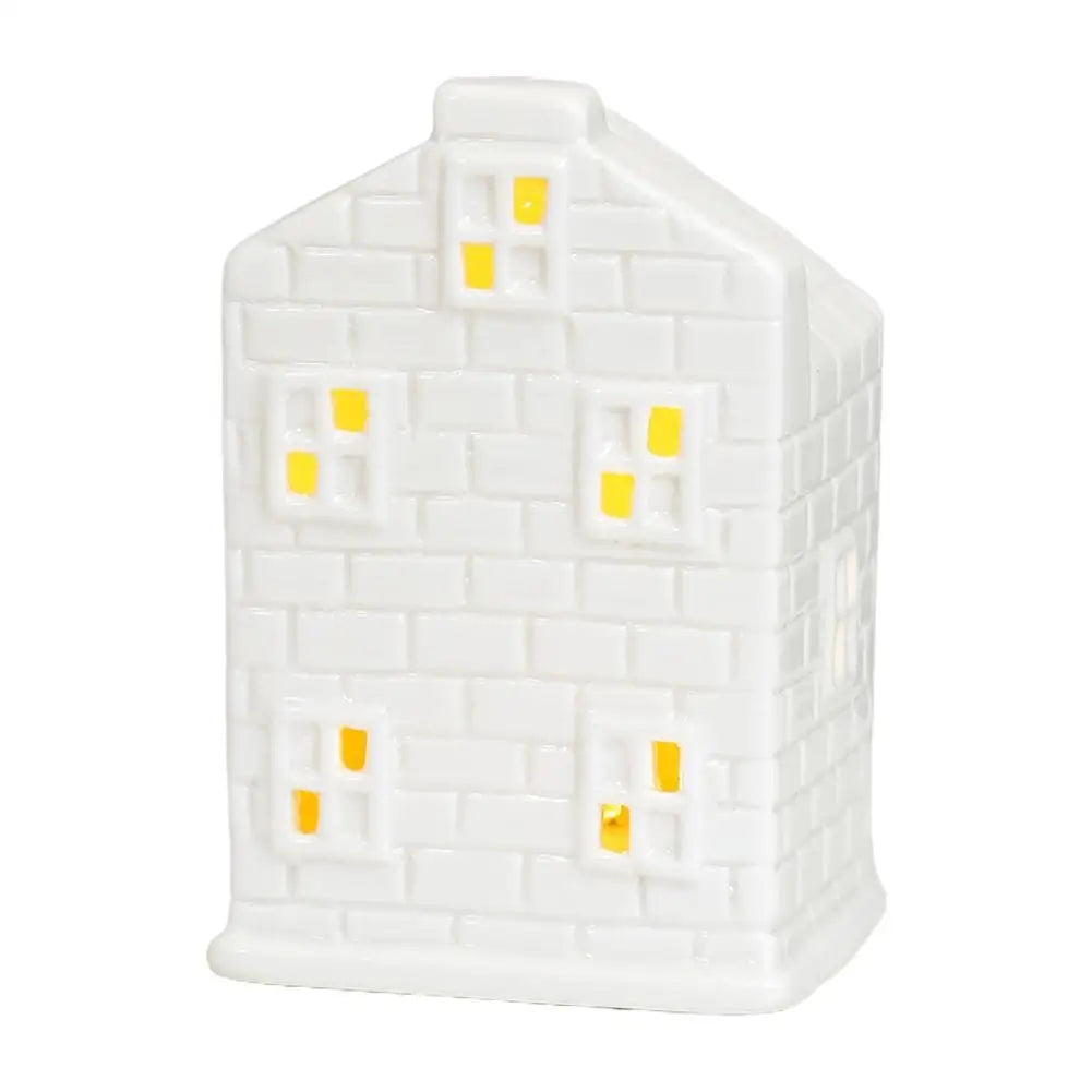 LED Ceramic Christmas Village House | Handmade Holiday Ornament
