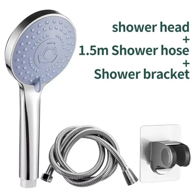 High-Pressure Handheld Shower Head | 5 Spray Modes, Water Saving
