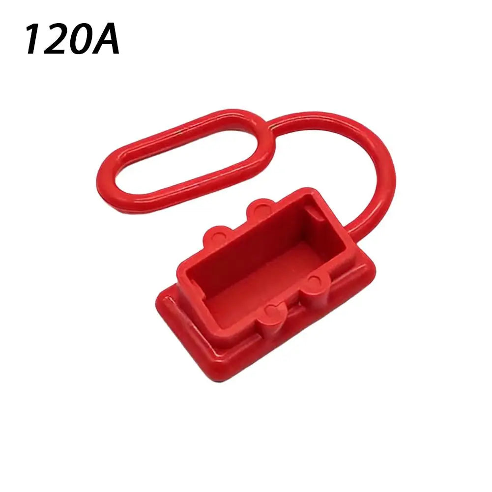 Rubber Dust-proof Cover For Anderso Vehicle Male Female Connector Plugs Cap 50A/120A Car Charging Port Dust Cover Peaceful Pleasures Health and Wellness Red 120A
