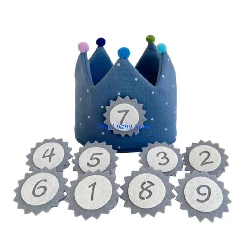 Kids Birthday Crown Hat Photo Props – Boys & Girls Party