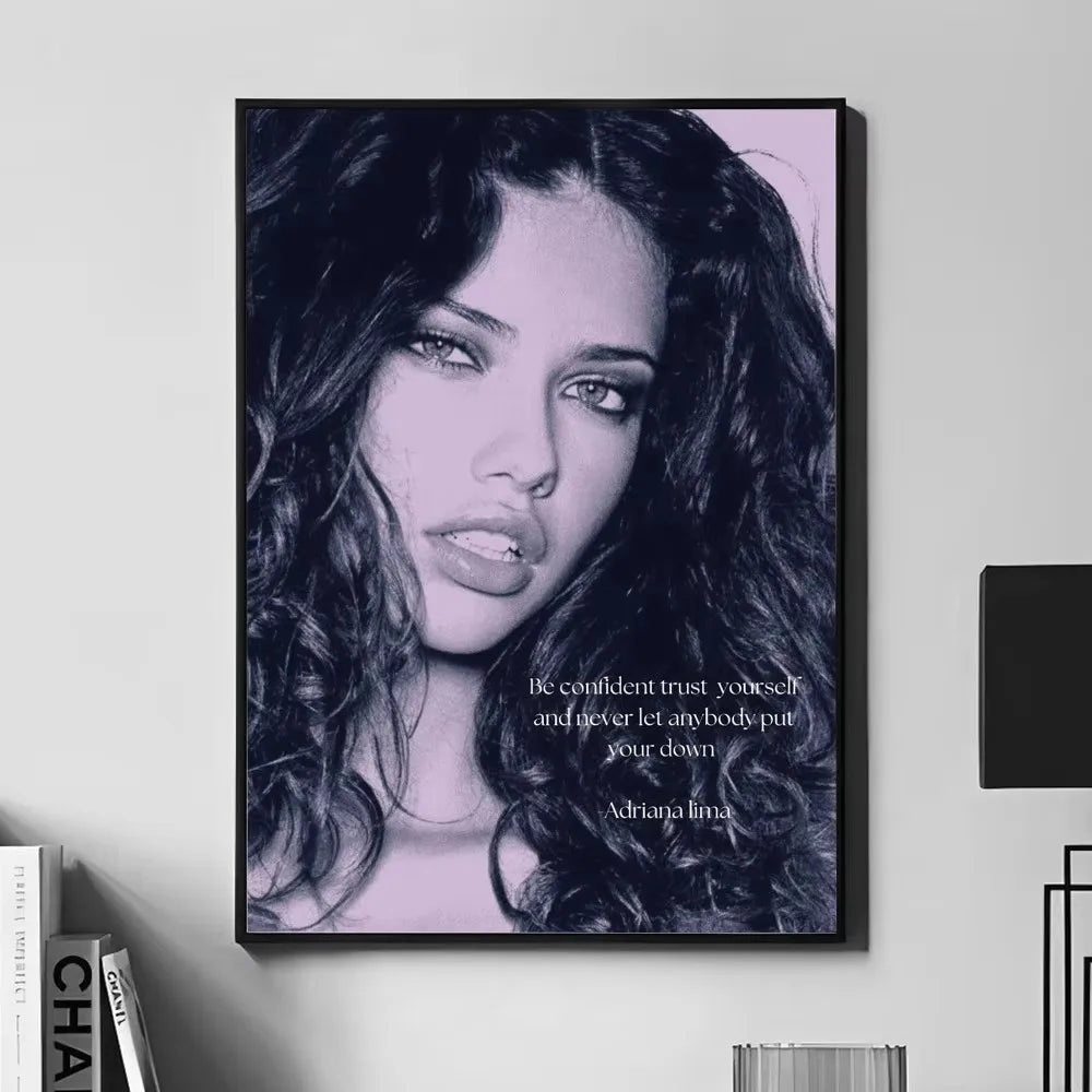 Black Abstract Contemporary Canvas Wall Art African American Poster Black Women Canvas Prints Painting for Living Room Bedroom Peaceful Pleasures Health and Wellness ZLH3316 80x120cm No Frame