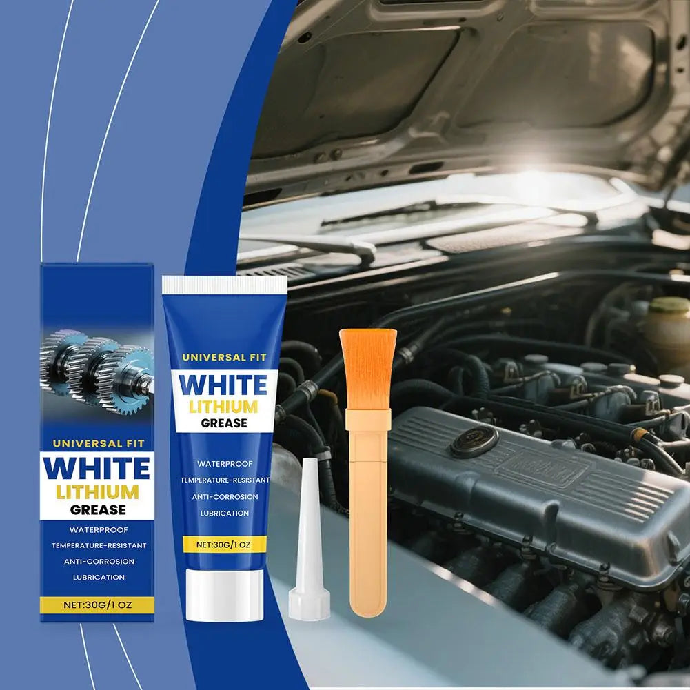 White Lithium Grease | High-Temp Auto & Gear Lubricant