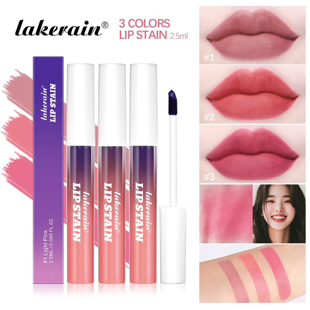 Lip Gloss Peel And Stick Set Long-lasting Waterproof Non-stick Cup Pink Lip Gloss Transfer Resistant Natural Lip Gloss For Women Peaceful Pleasures Health and Wellness 3pcs