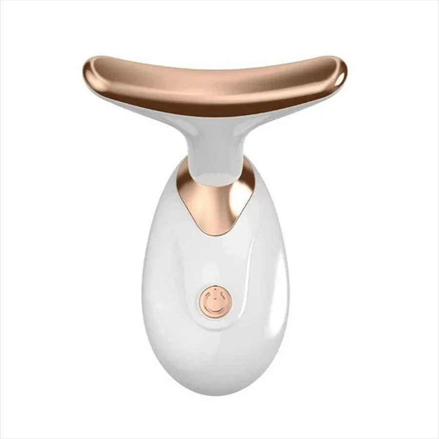 EMS Micro-Current Face Lifting Massager Instant Firming Wrinkle-Smoothing with Ions Boost Portable Device for Sculpted Jawline Peaceful Pleasures Health and Wellness White