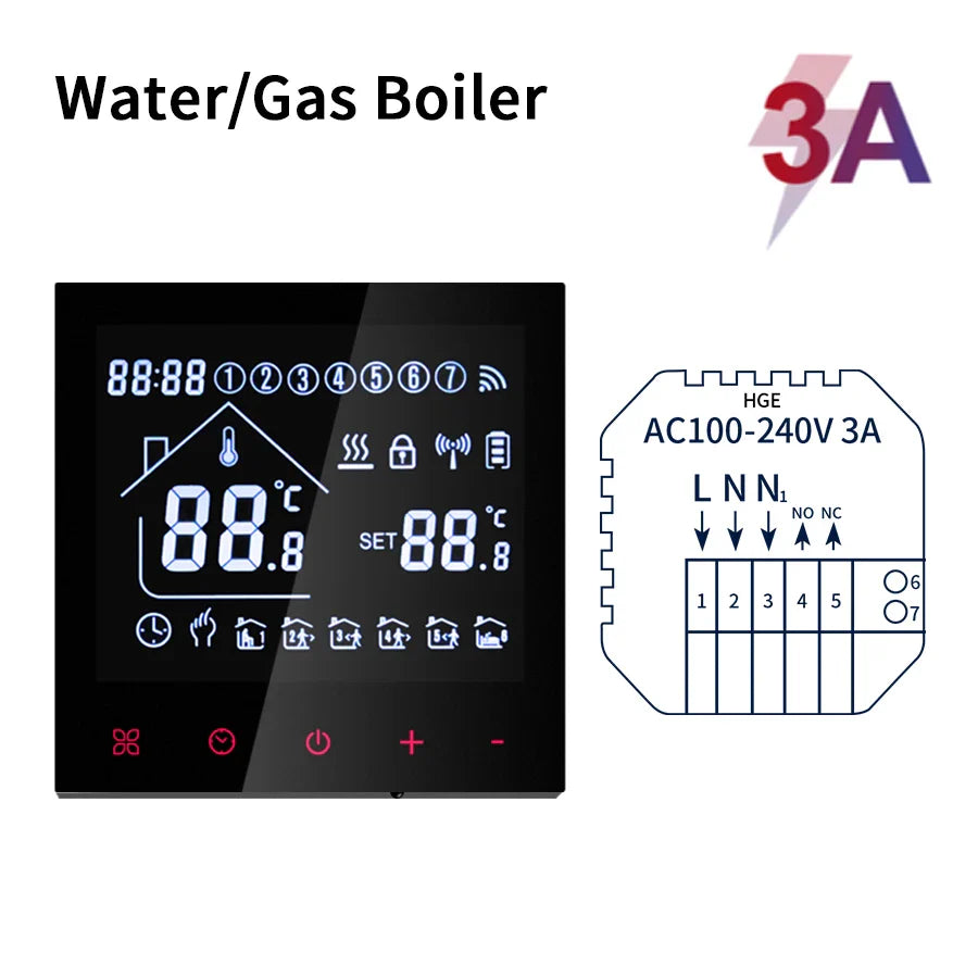 Tuya WiFi Smart Thermostat – Floor Heating & Gas Controller