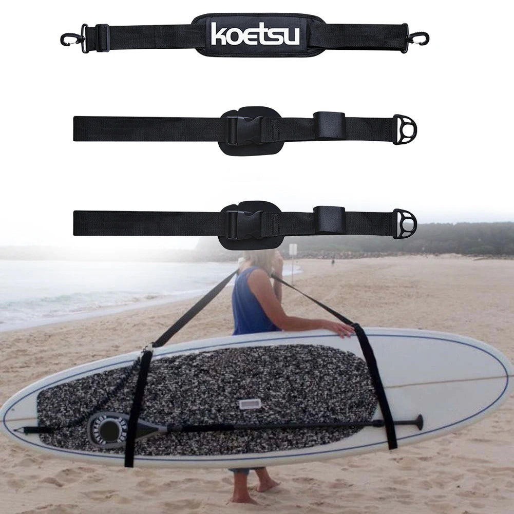 Adjustable Surfboard Shoulder Strap Paddle Board Sling Adjustable Surfboard Strap Stand Up Surf Paddle Board Carrier Accessories Peaceful Pleasures Health and Wellness