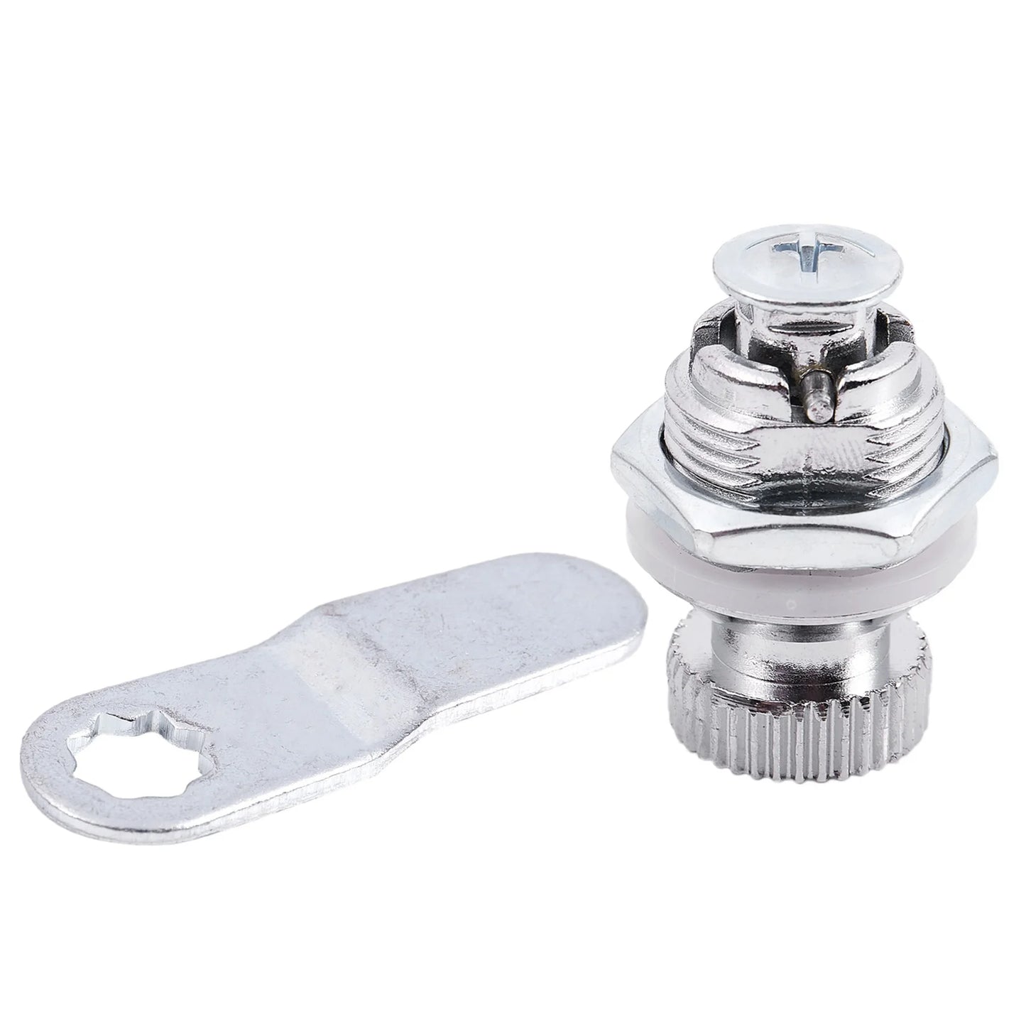 A36T-2X Lever Lock For Furniture, With Round Knob, External Thread 1.7 Cm Peaceful Pleasures Health and Wellness