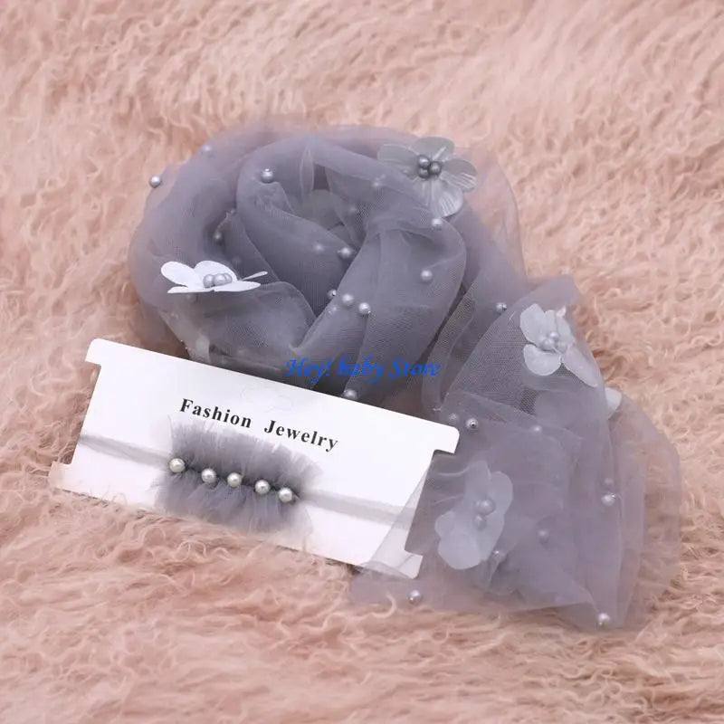Newborn Baby Photography Props Wrap & Headband Set