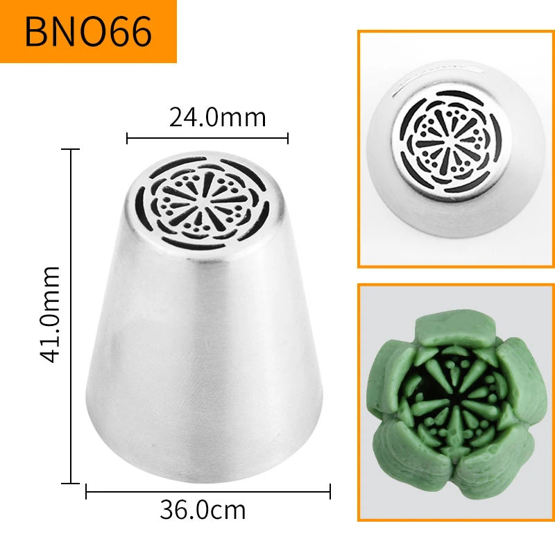 Russian Piping Nozzle Tips – Cake & Cupcake Decorating Set Cake Decorating Tips Peaceful Pleasures Health and Wellness style 3
