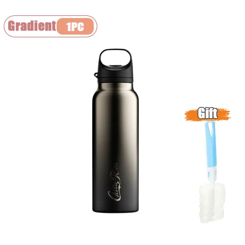 600ml Stainless Steel Vacuum Flask | One-Touch Lid Water Bottle