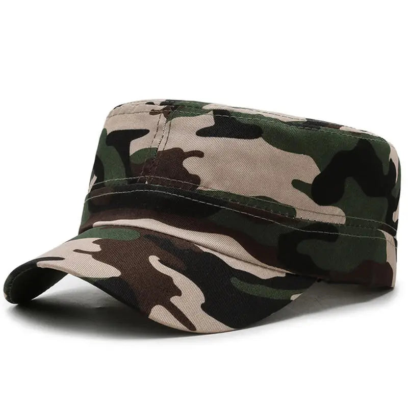 1/2Pcs Camouflage Hat Outdoor Training Military Enthusiast Camouflage Hat Summer Sunshade Hat Student Military Training Hat Peaceful Pleasures Health and Wellness 1pc style 8