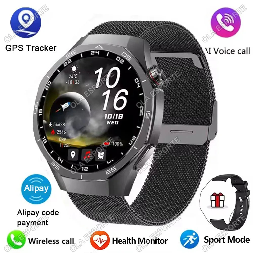 Ola Esporte Smart Watch GPS, Bluetooth Call, HD Screen IP68