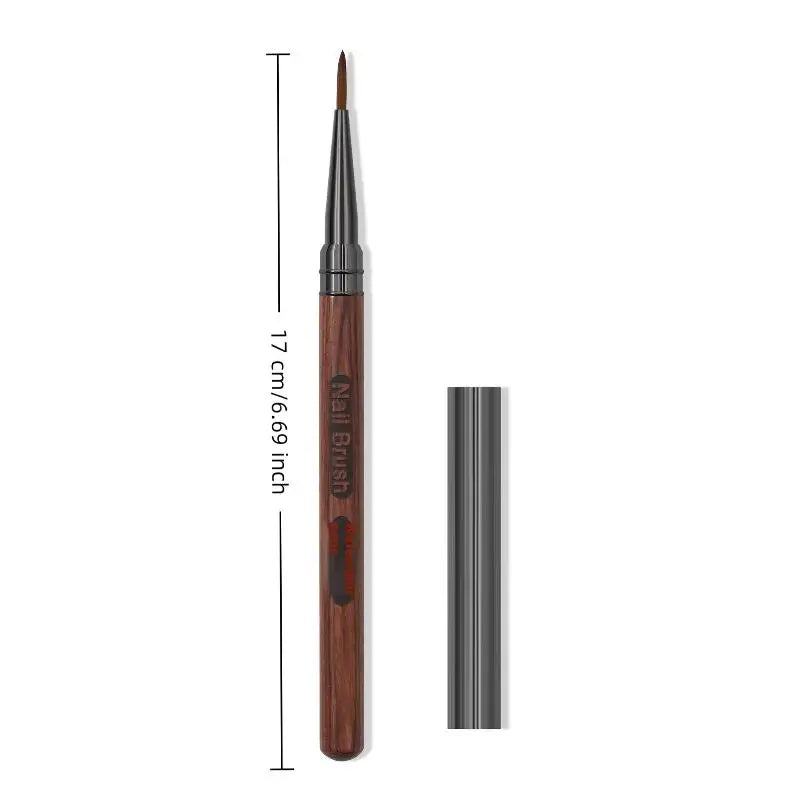 Sandalwood Detail Nail Art Pen High Quality Paintings Pen Nail Phototherapy Pen Nail Construction Painting Carving Pen Tool Peaceful Pleasures Health and Wellness