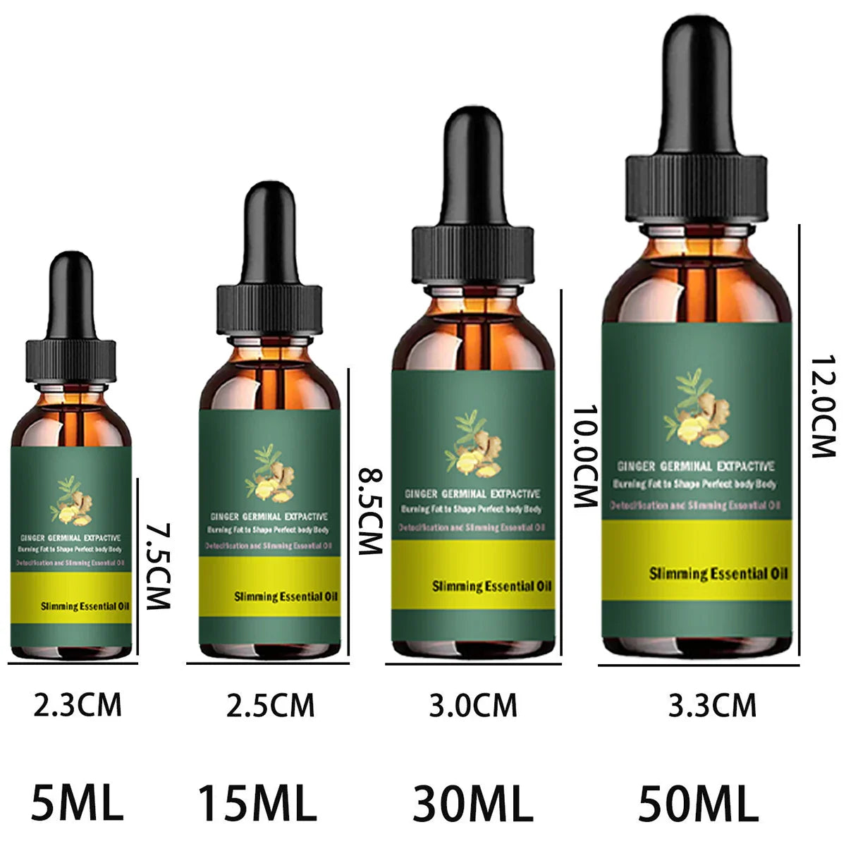 TRSTAY Ginger Slimming Massage Oil – Waist Leg Belly