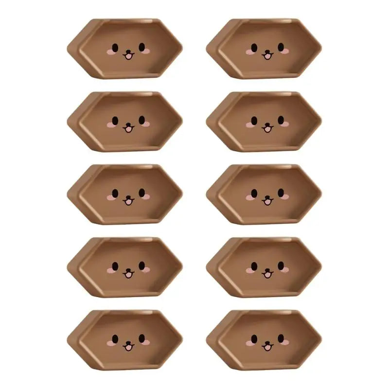 10-Pack Childproof Outlet Cover Plugs | 2-Hole Socket Safety