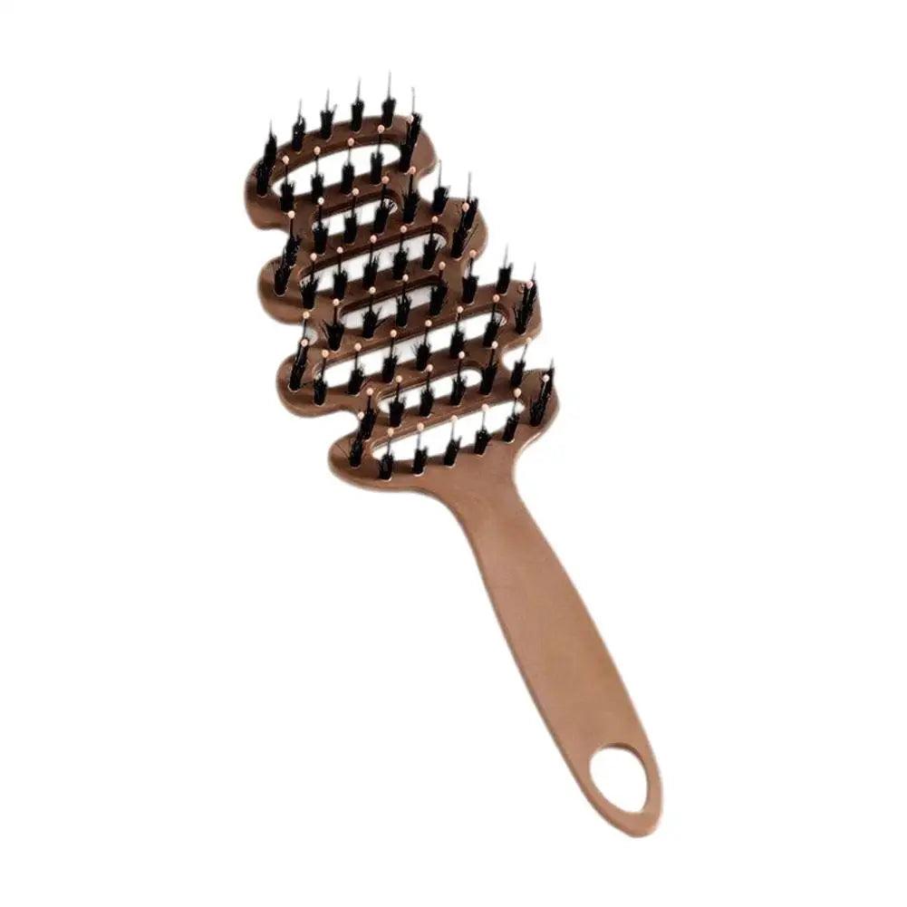 2-Pack Anti-Static Boar Bristle Detangling Comb – All Hair Types