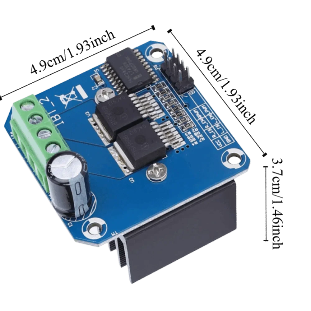BTS7960 43A H-Bridge Motor Driver Module IBT-2 for Arduino