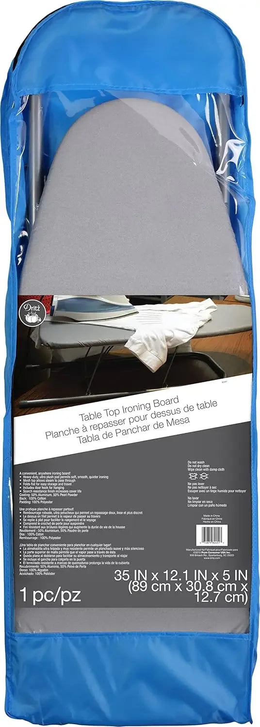 Collapsible Sleeve Board for Ironing, 5x5.5x21 Inch, Gray - Portable & Space-Saving Peaceful Pleasures Health and Wellness