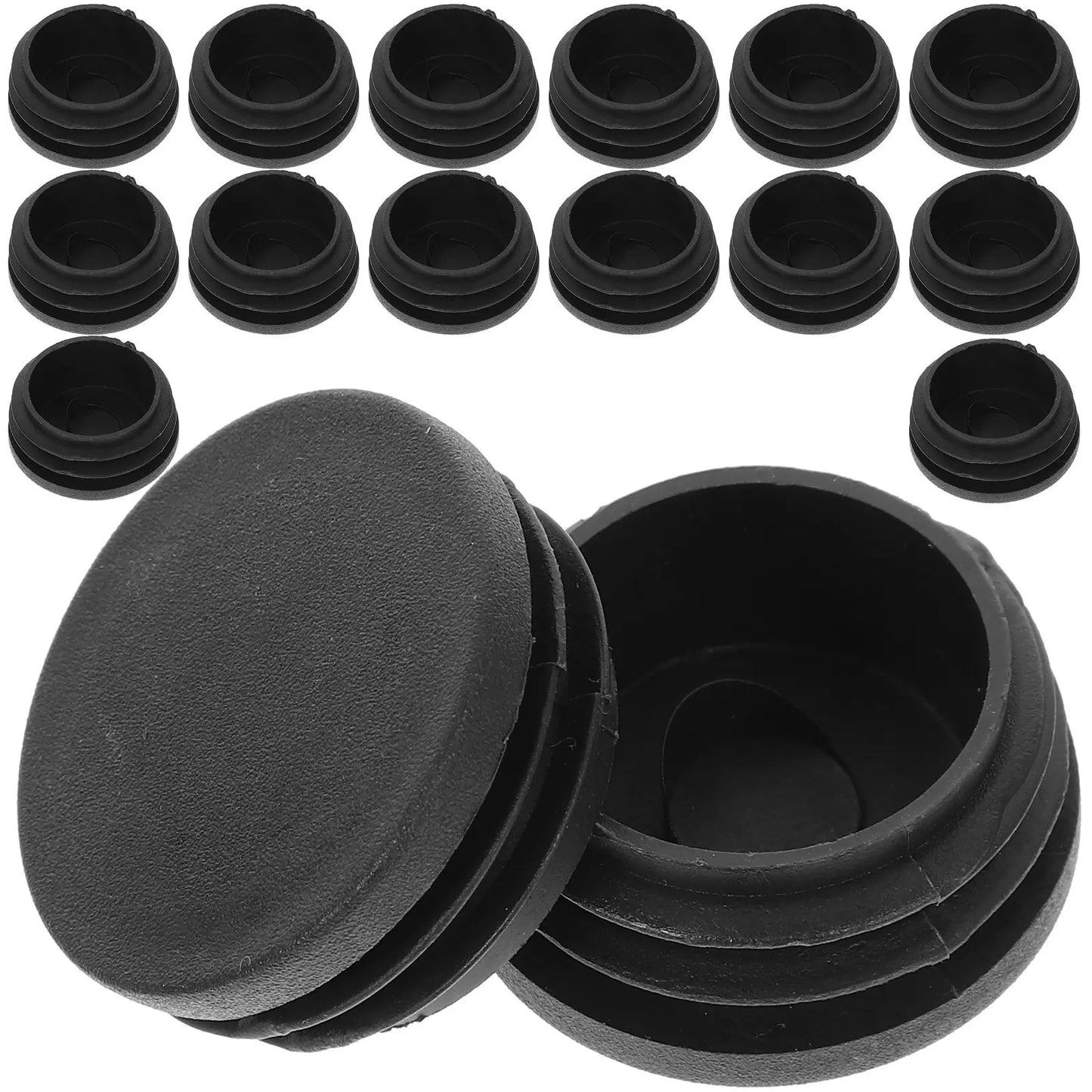 16Pcs Thickened Tubing Caps Plastic Furniture Feet Covers Chair Leg Protectors Floor Tubing Plug Caps Plastic Plugs Covers Peaceful Pleasures Health and Wellness