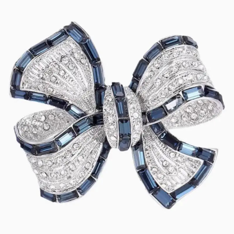 Rhinestone Bowknot Brooch Pin – Fashion Jewelry for Party