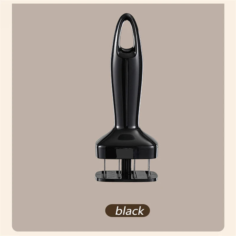 24 Blades Needle Meat Tenderizer Stainless Steel Knife Meat Beaf Steak Mallet Meat Tenderizer Hammer Pounder Cooking Tools Peaceful Pleasures Health and Wellness black XL