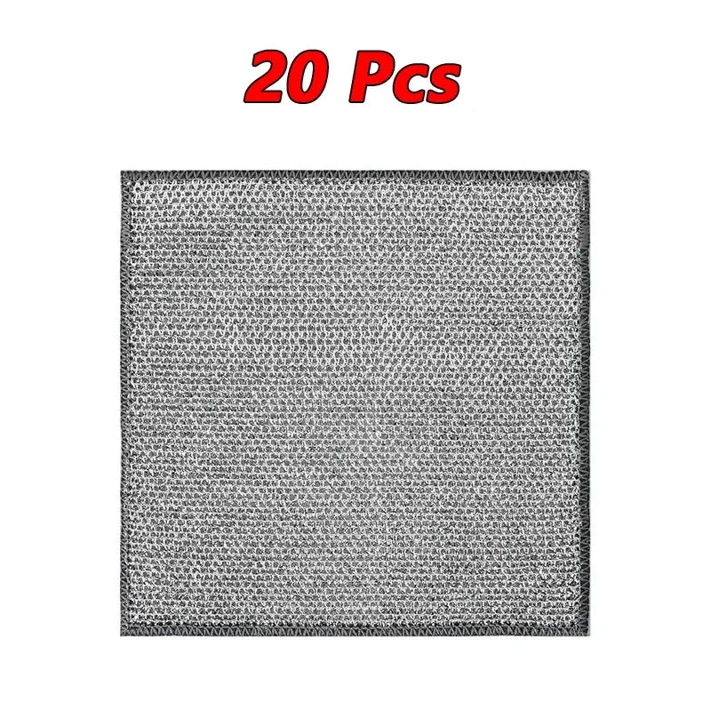 Non-Scratch Wire Dishcloth – Reusable Steel Wool Scrubber
