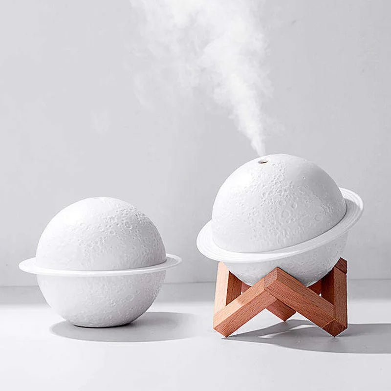 200ml Home Mini Electric Scented Ultrasonic Aroma Diffuser Portable Usb Lamp Humidifier 3d Planet Essential Oil Air Humidifier Peaceful Pleasures Health and Wellness