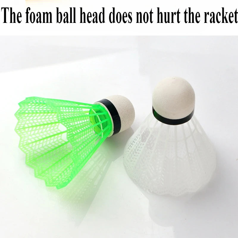 6-Pack Colorful Badminton Shuttlecocks | Foam Plastic Training Birdies Badminton Shuttlecocks Peaceful Pleasures Health and Wellness