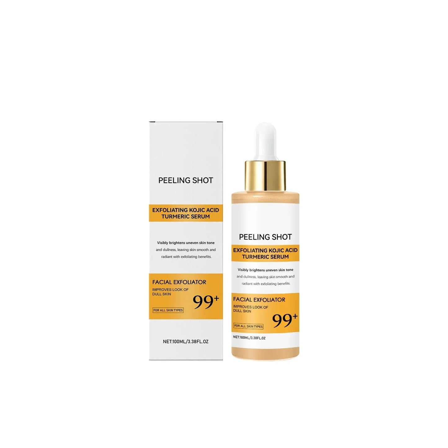 Kojic Acid & Turmeric Exfoliating Serum Spray | Skin Care