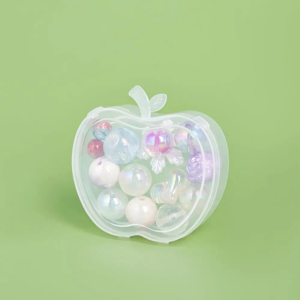 8pcs Rectangular and Apple Shaped Plastic Transparent Storage Portable Sealed Storage Box with Lid Jewelry Anti Oxidation Boxs Peaceful Pleasures Health and Wellness 16pcs 1