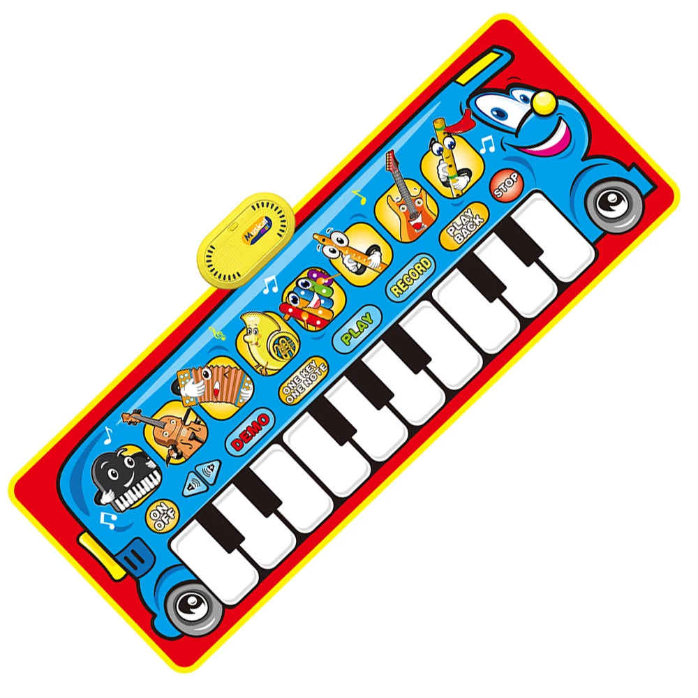 Cartoon Musical Mat Keyboard Piano Play Instruments Sounds