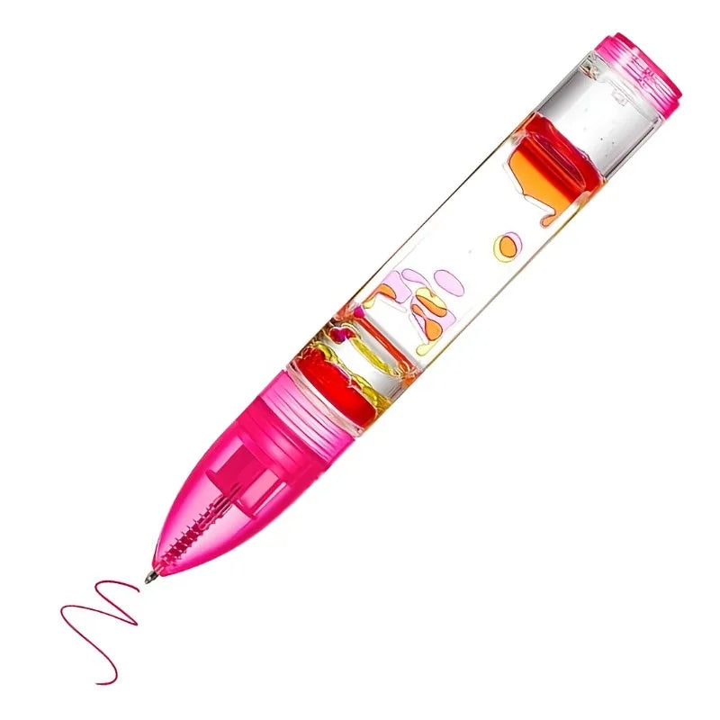Liquid Motion Bubble Pen – Stress Relief Ballpoint, 6 Colors