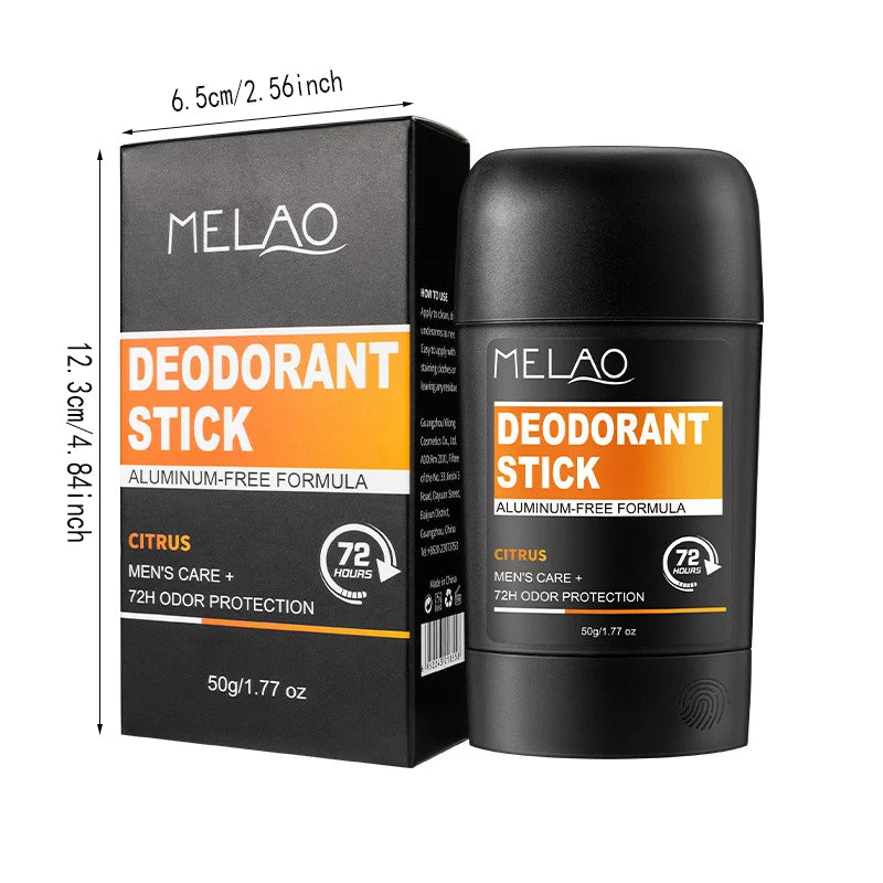 Men's antiperspirant, dry and fragrant antiperspirant stick, odor reduction, deodorant antiperspirant balm(2 boxs) Peaceful Pleasures Health and Wellness CITRUS 2 boxs