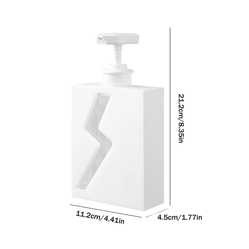 500ml Refillable Soap Dispenser Pump Bottle – Bath & Travel