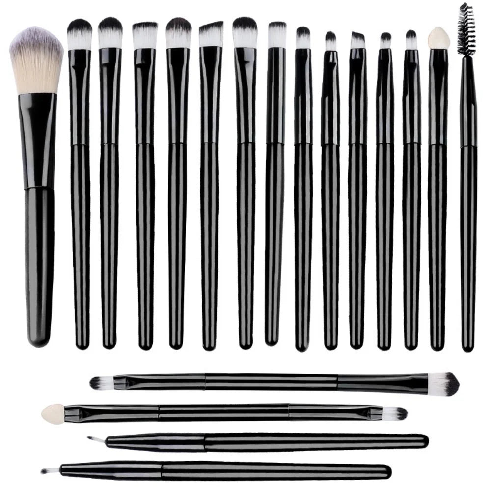 RUNTOIN 20PCS Makeup Brush Set – Soft Synthetic Bristles Makeup Brush Set Peaceful Pleasures Health and Wellness MB-20BK