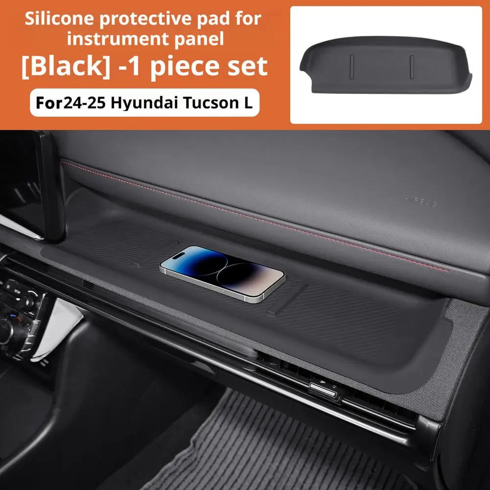 For 24-26 Hyundai Tucson L Central Control Silicone Protective Pad Interior Film Coating Supplies Modification Accessories 1Pcs Peaceful Pleasures Health and Wellness B