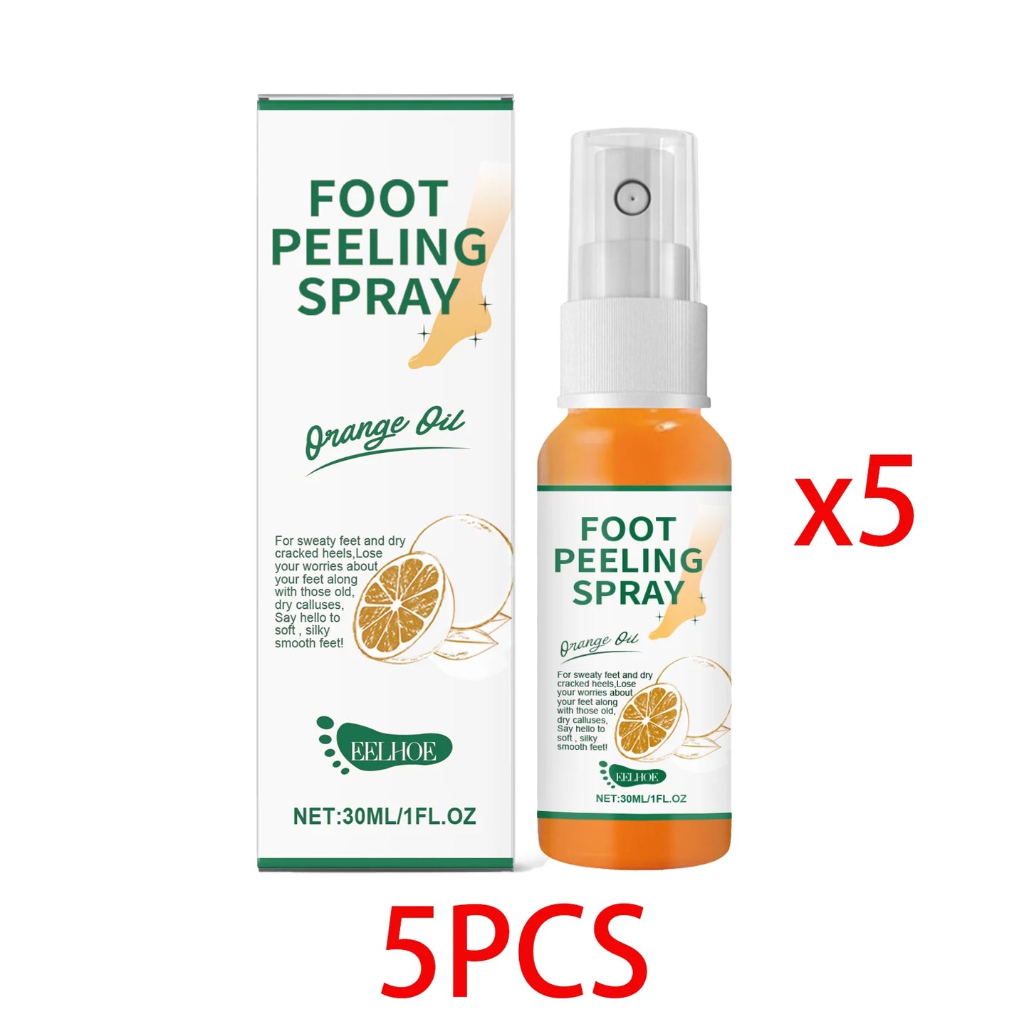 Foot Softening Spray – Exfoliator for Calluses & Rough Skin